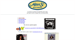 Desktop Screenshot of mainstrecords.com