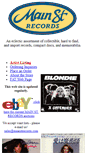 Mobile Screenshot of mainstrecords.com